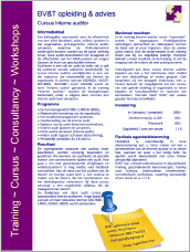 Vraag uw Training Brochure hier aan Asset management ISO 55001:2014 